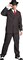 The Costume Center Black and Red Men Adult Gangster Halloween Costume - XL
